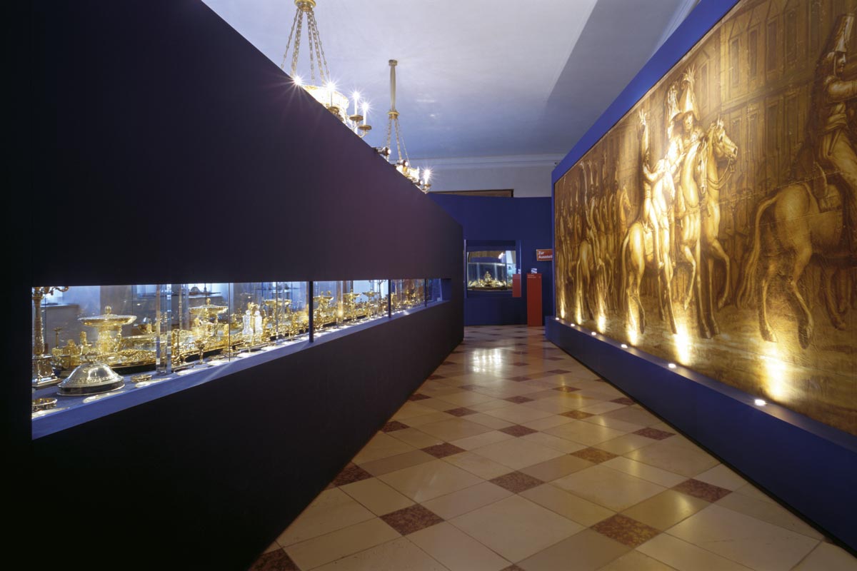 Ausstellungsgestaltung Bayerns Krone, Residenz München